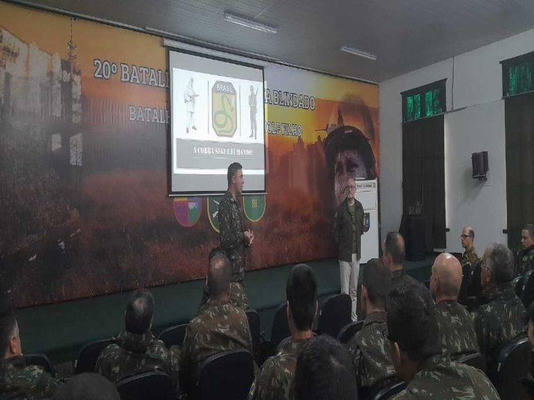 Batalhão de Infantaria realiza palestra alusiva ao Dia do Soldado e a Força Expedicionária Brasileira