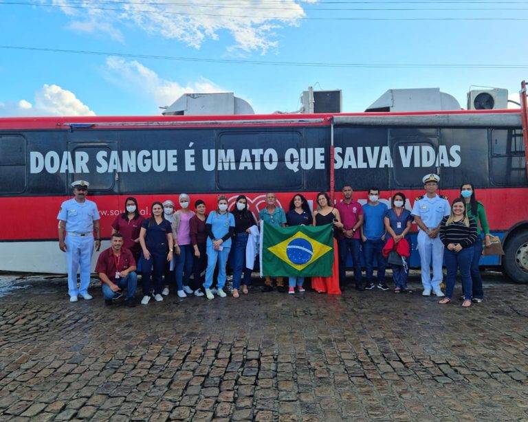 Marinha promove campanha de doação de sangue em Penedo (AL)