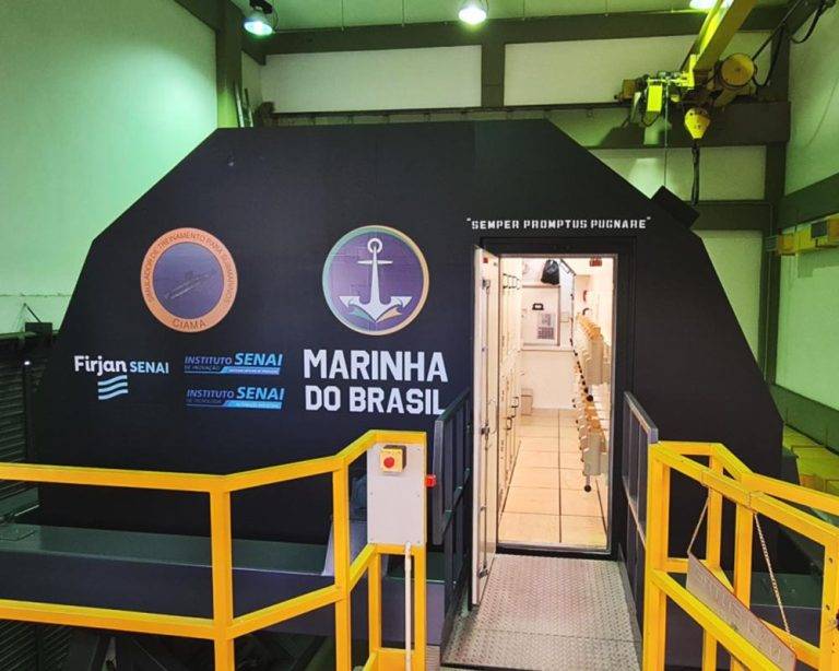 Marinha/ Firjan Senai concluem o Retrofit do Treinador de Imersão