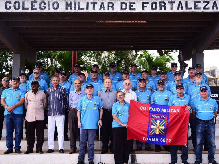 Turma Sesquicentenário da Independência (1966-1972) do Colégio Militar de Fortaleza celebra 50 anos