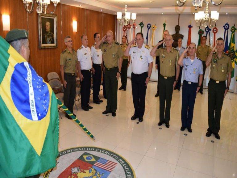 Estado-Maior Conjunto realiza visita oficial à Embaixada do Brasil nos EUA