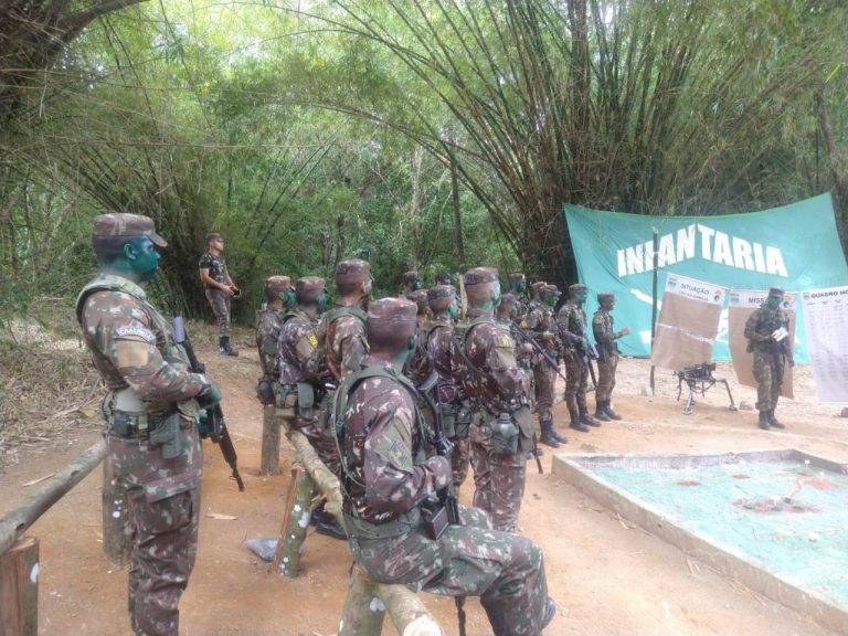 Batalhão realiza exercício “Manda Brasa” com os alunos do Curso de Formação de Sargento Temporário