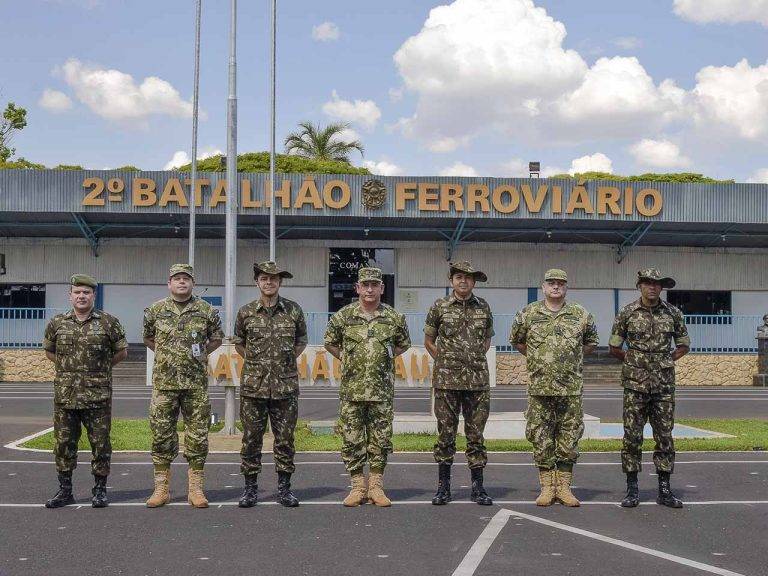 Batalhão Mauá recebe comitiva do Exército Paraguaio