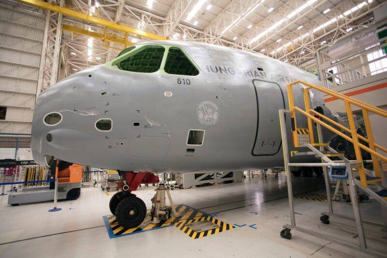 Embraer avança na produção do primeiro KC-390 Millennium para a Hungria