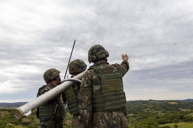 Operação Escudo emprega defesa antiaérea no EXCON Escudo-Tínia 2022