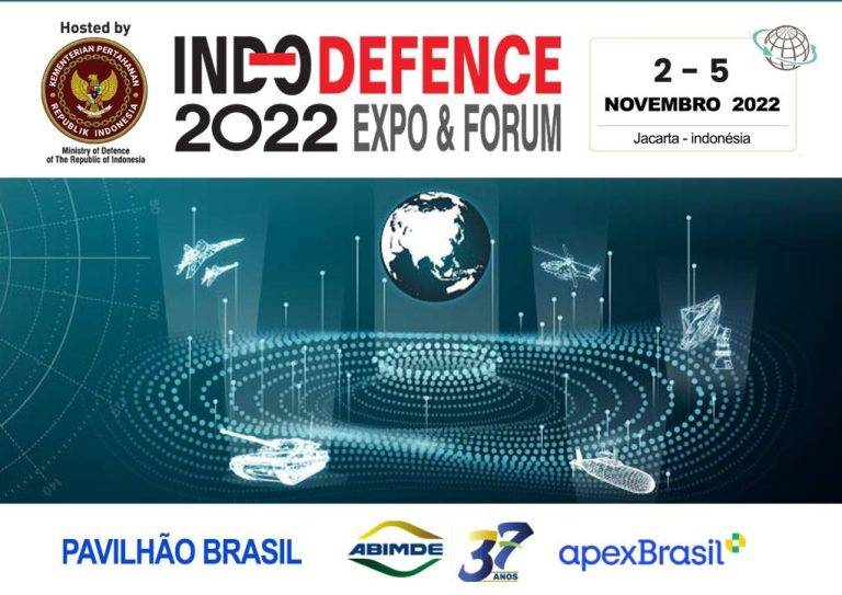 ABIMDE e 18 empresas expõem tecnologia brasileira na Indo Defence 2022