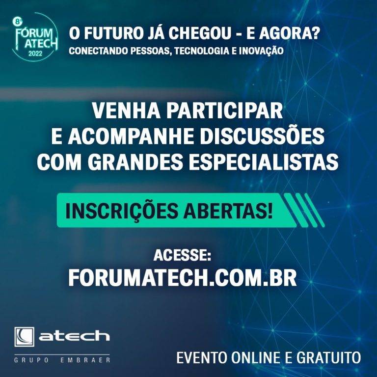 Atech abre inscrições para 8ª edição de fórum anual sobre tecnologias