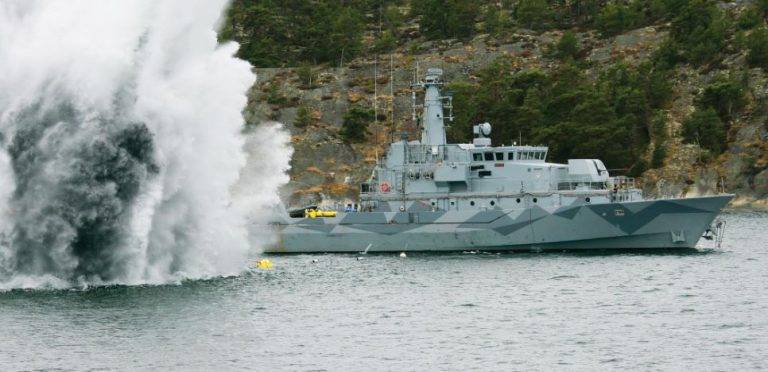 Saab recebe pedido para extensão de vida útil de navios de contramedidas de minagem suecos