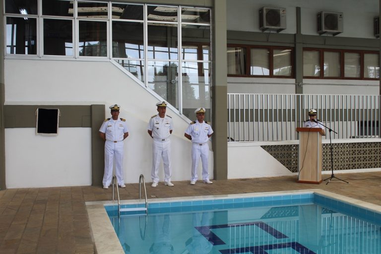 Marinha realiza reinauguração da piscina infantil da ARES CAMARIG