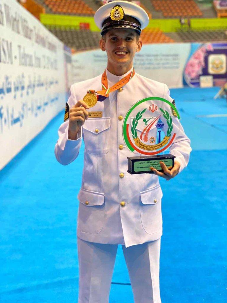 Militares da Marinha do Brasil participam de Mundial Militar de Taekwondo