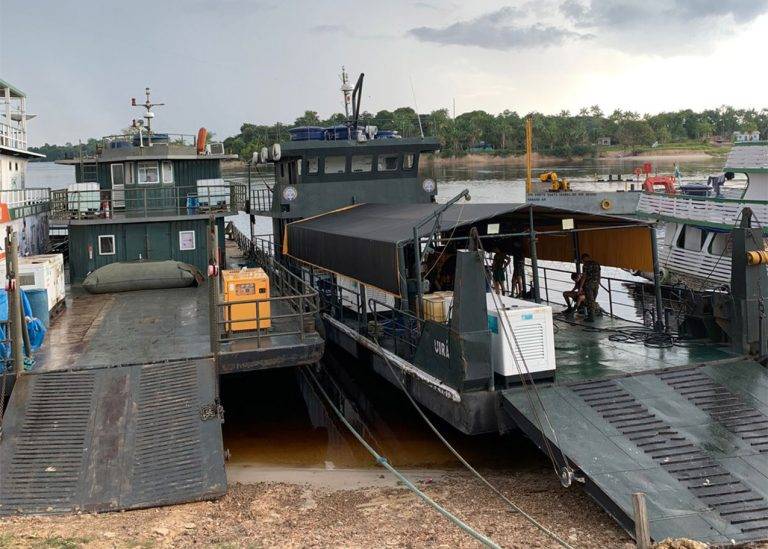 Centro de Embarcações apoia a Operação Imerí em Barcelos (AM)