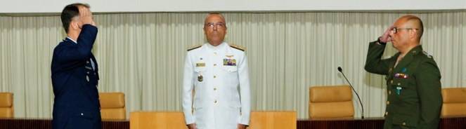 Cerimônia marca a transmissão de cargo do subcomandante da Escola Superior de Defesa