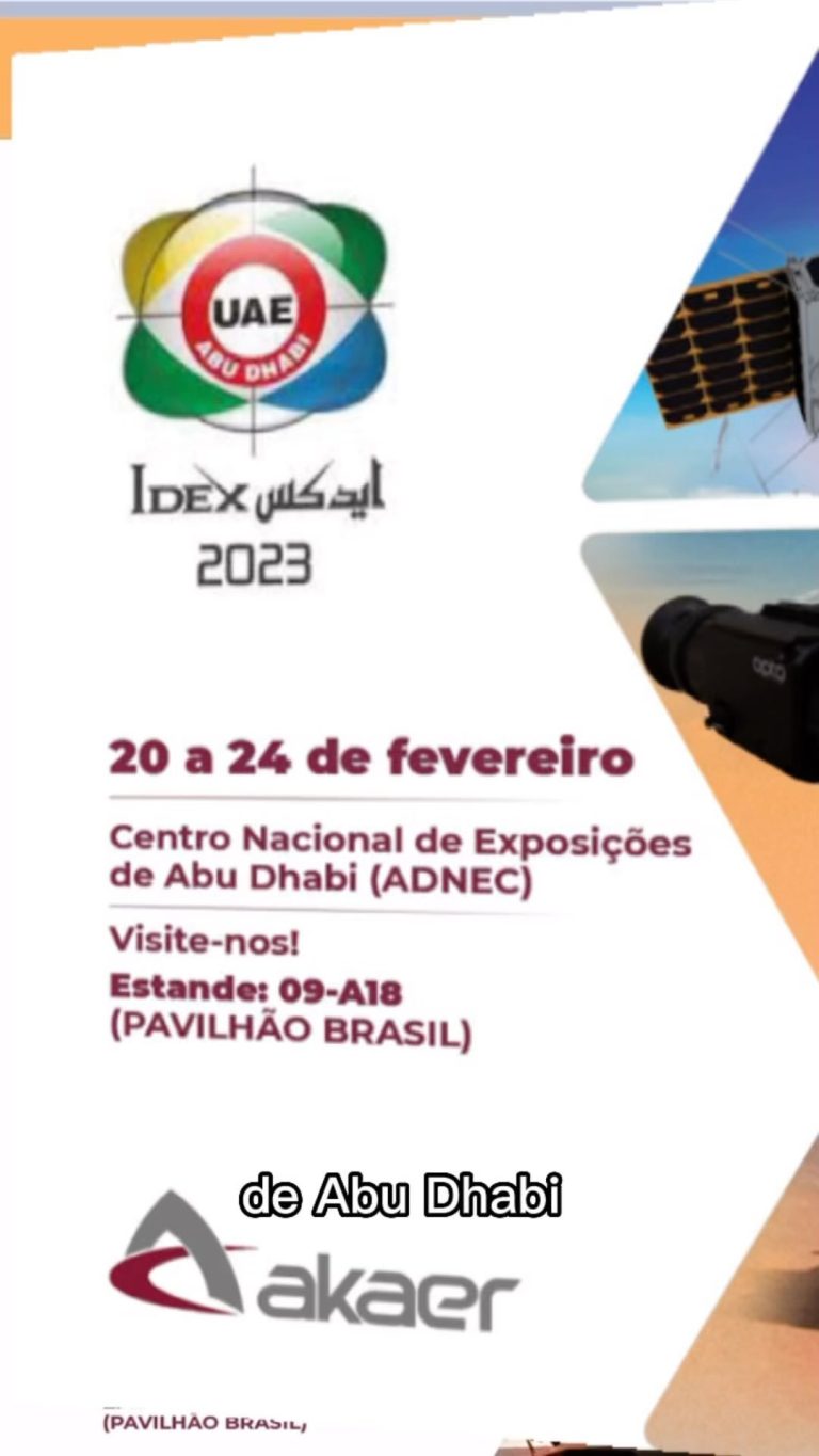 AKAER participa da IDEX 2023 em Abu Dhabi

os destaques da Akaer serão o program...
