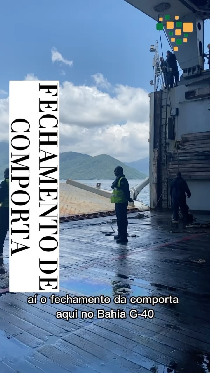 Como é o fechamento da comporta de um navio de guerra da Marinha do Brasil

Dura...