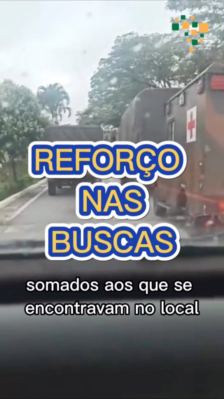 Exército Brasileiro reforça em equipamentos e militares as buscas em São Paulo 
...