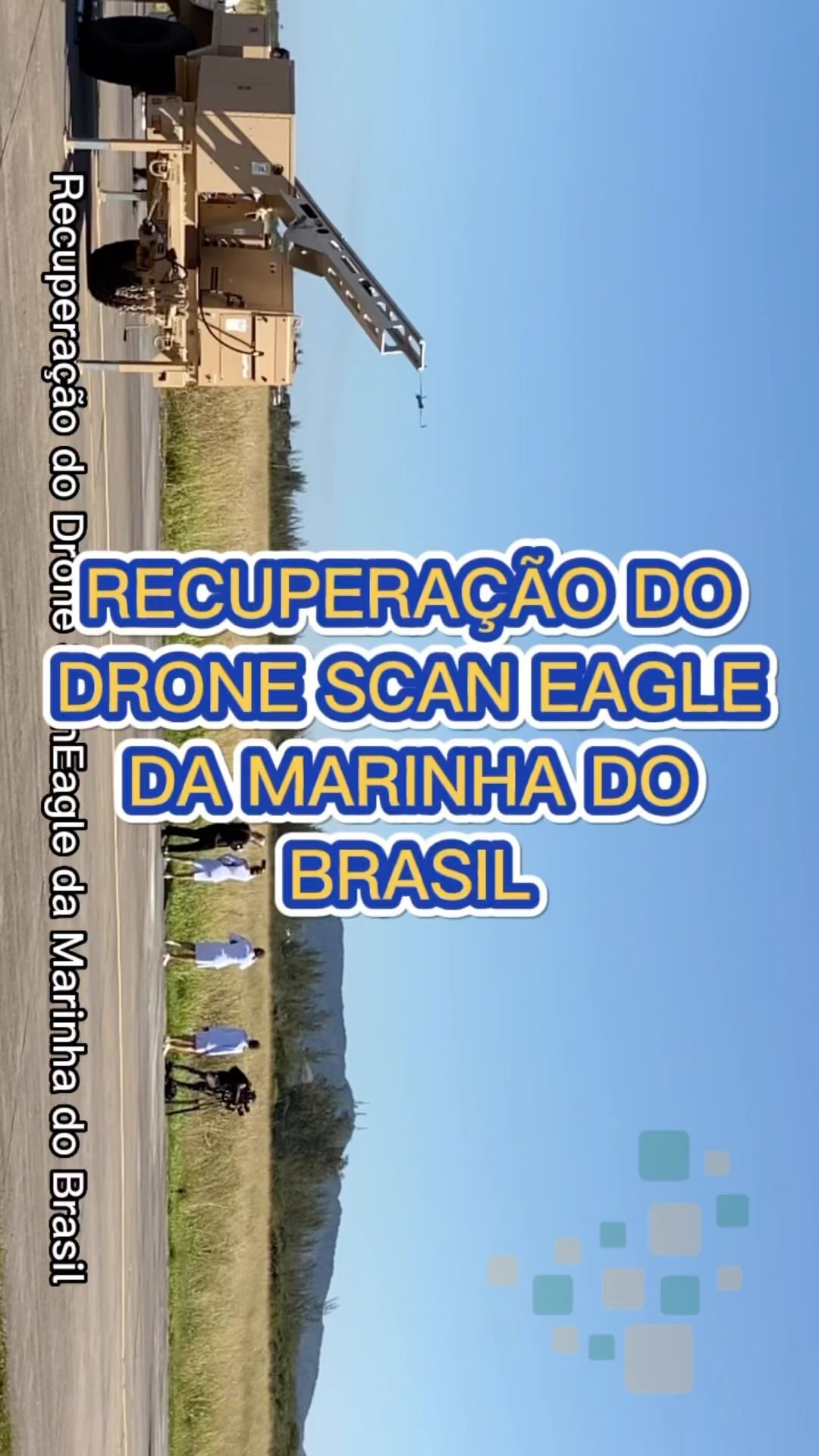 Recuperação do drone ScanEagle da Marinha do Brasil.
As aeronaves remotamente p...