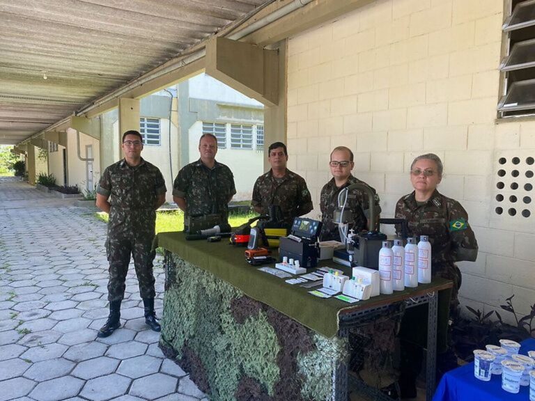Diretor do IDQBRN recebe comitiva da FINEP e do Instituto Militar de Engenharia