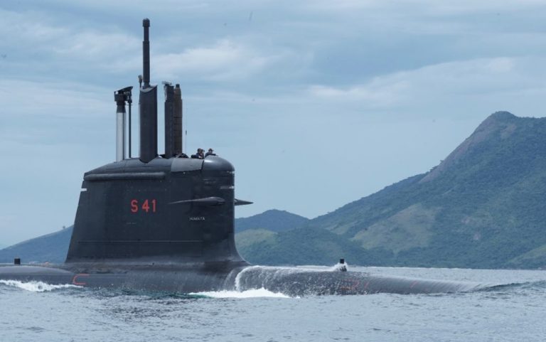 Submarino “Humaitá” passa por testes de imersão no litoral do Rio de Janeiro