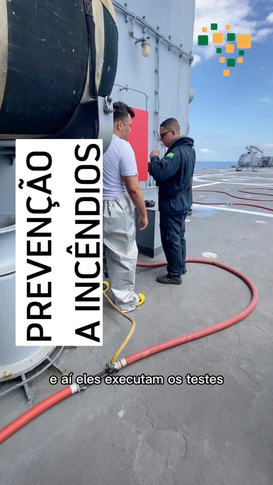 Pré-voo - Combate a incêndio a bordo do navio da Marinha do Brasil

A bordo do N...