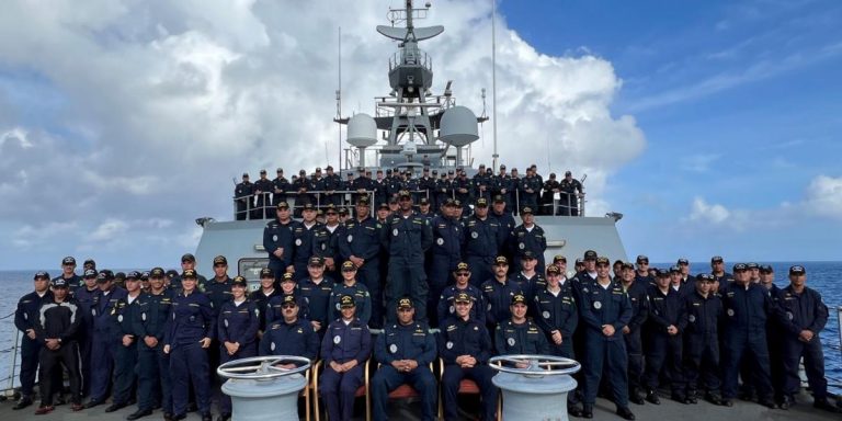Navio-Patrulha Oceânico “Araguari” retorna ao Brasil após Exercício Multinacional na África