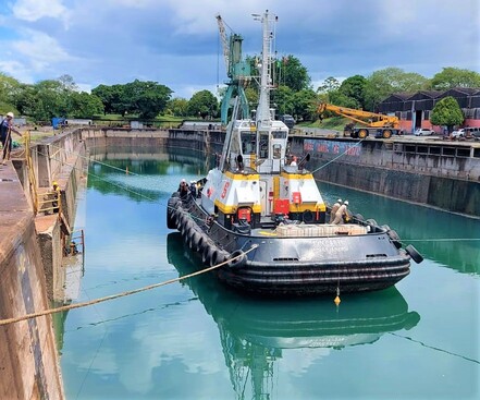 Rebocador SN Caeté chega à Base Naval de Aratu: modernização e eficiência no apoio à Marinha