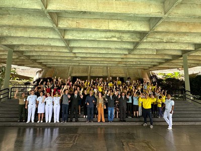 Cerimônia de abertura do PROFESP na Escola Superior de Defesa
