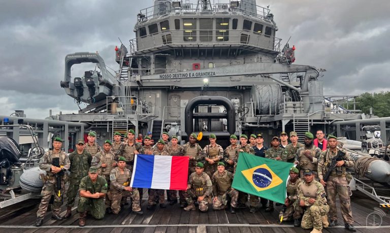 Operação Combinada “Fer de Lance” reúne militares e meios operativos de Brasil, França, Guiana e Suriname