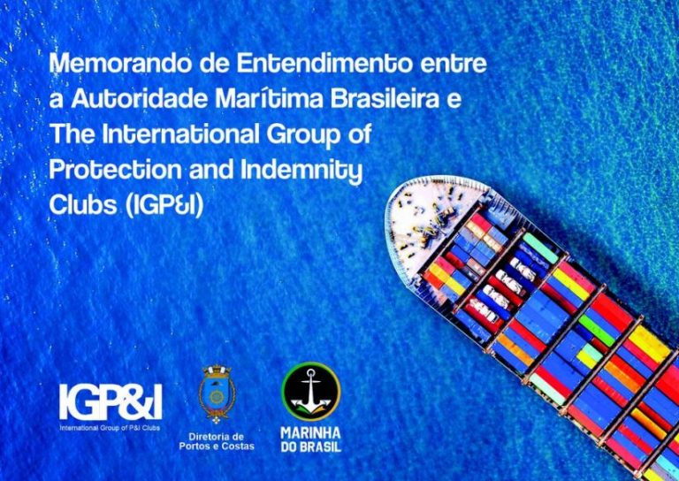 Autoridade Marítima Brasileira e IGP&I assinam Memorando de Entendimento para resposta rápida em incidentes marítimos