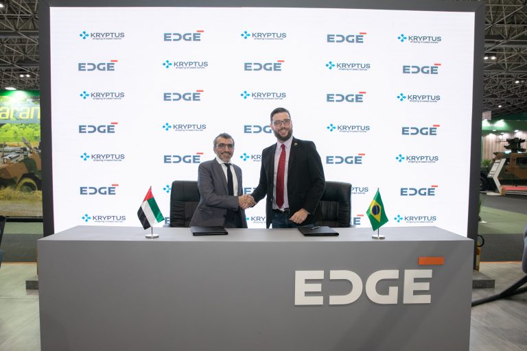 EDGE e Kryptus assinam memorando de entendimento para cooperação em cibersegurança durante a LAAD 2023