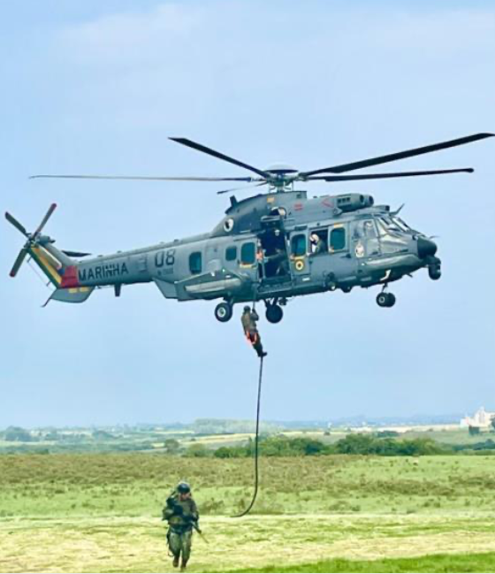 Grupamento de Fuzileiros Navais do Rio Grande realiza adestramento no Campo de Instrução de Santa Tecla