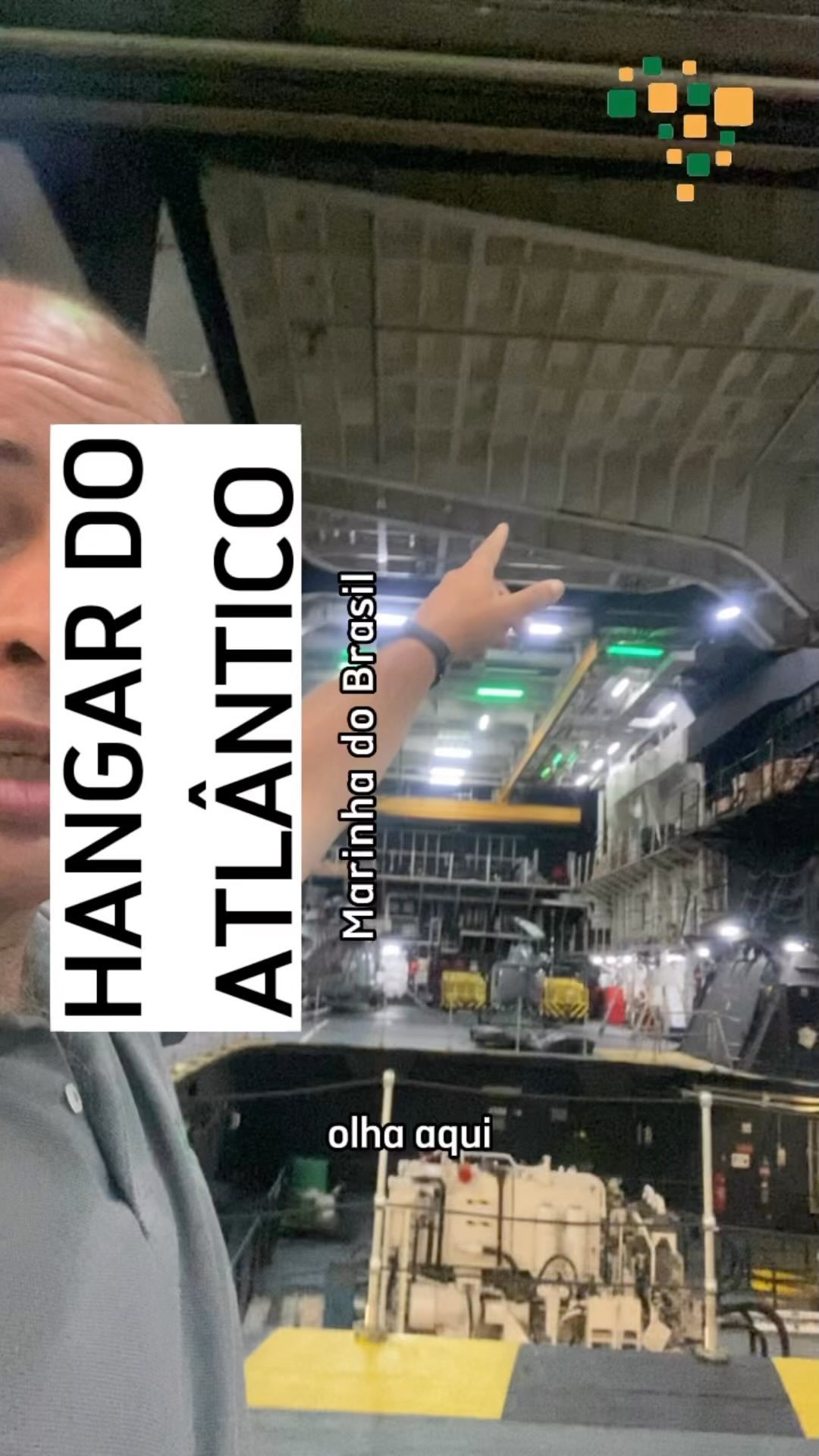 Dentro do hangar do maior navio de guerra do Brasil

Durante a Aspirantex 2023 e...