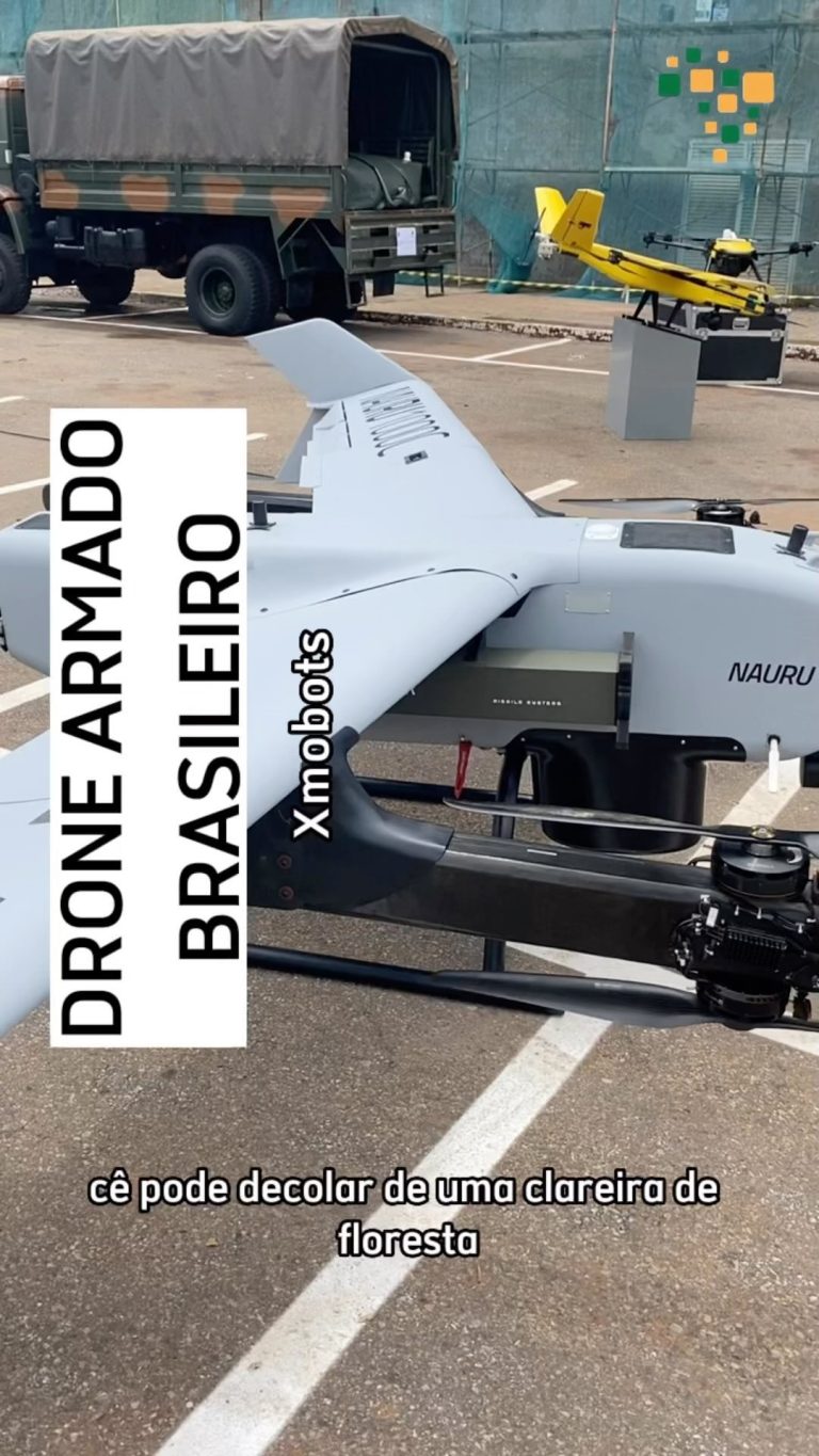 Drone Armado de fabricação Nacional - Nauru 1000C da Xmobots 

Conversamos com o...