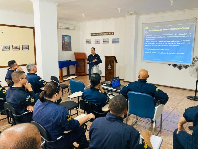 Núcleo de Assistência Social realiza visitas itinerantes em unidades da Marinha