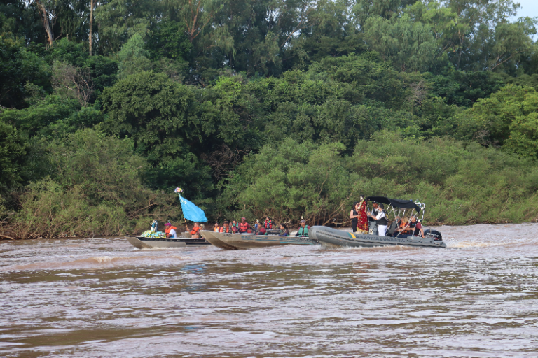 Capitania Fluvial de Mato Grosso apoia procissão do Senhor Bom Jesus de Cuiabá