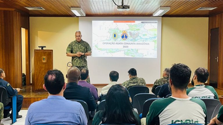 Comando Conjunto Ágata Amazônia promove reunião para combate a crimes transfronteiriços e ambientais