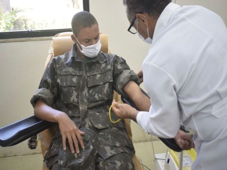 Campanha “Ajudar está no nosso Sangue” mobiliza militares do 71º Batalhão de Infantaria Motorizado em Garanhuns