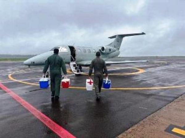 Força Aérea Brasileira já transportou em 2023 mais de 40 órgãos para todo o Brasil