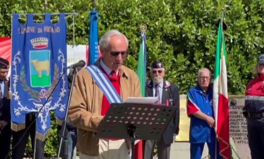 Sergipano homenageado na Itália durante comemorações do Dia da Libertação