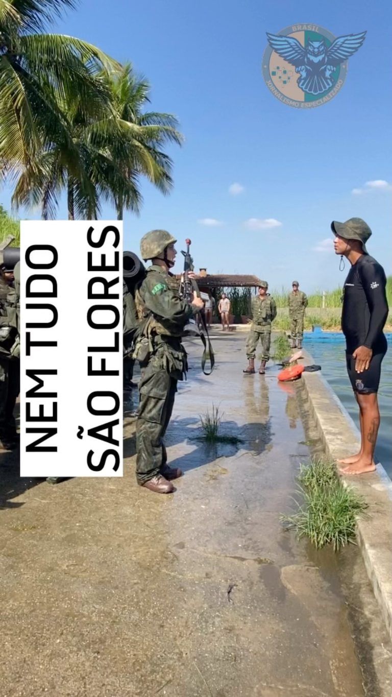 Nem tudo são flores na vida de um futuro Fuzileiro Naval

O treinamento necessár...