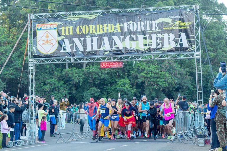 3ª edição da Meia Maratona do Forte Anhanguera celebra os 80 anos da Brigada Anhanguera