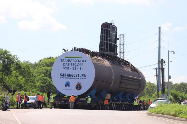 Transferência das sessões do Submarino “Angostura” foi concluída e sua entrega está prevista para 2025