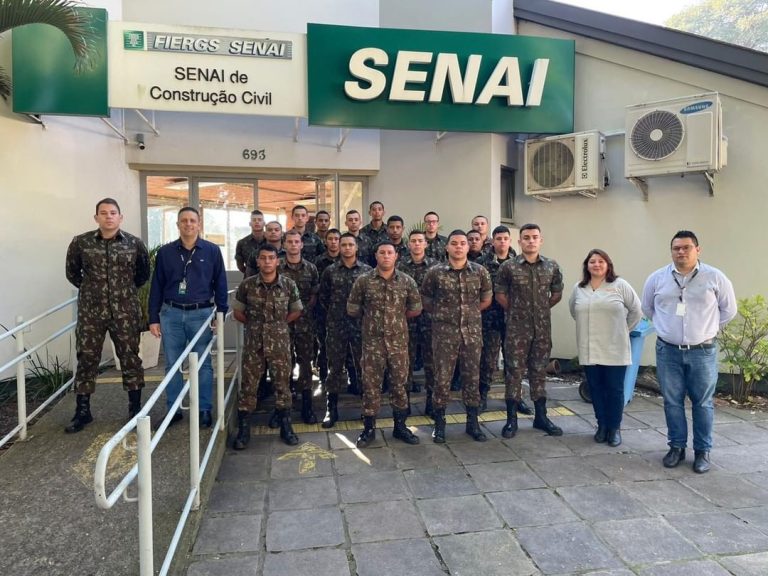 4º Grupamento de Engenharia e SENAI Iniciam Parceria para Qualificação de Militares