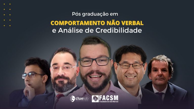 Nova Turma para Especialização em Comportamento Não Verbal e Análise de Credibilidade – Inscrições Abertas!