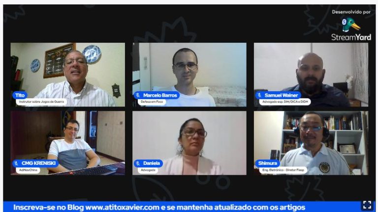 Portal Tito Geopolítica promoveu o primeiro Curso Intermediário sobre Jogos de Guerra