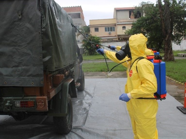 Batalhão de Defesa Química, Biológica, Radiológica e Nuclear realiza treinamento para Força de Resposta Inicial