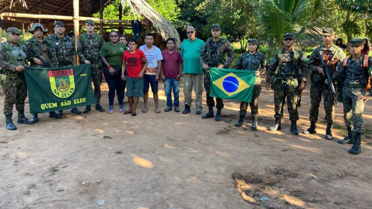 Militares do Exército Brasileiro apoiam resgate de jovem indígena desaparecido no Maranhão