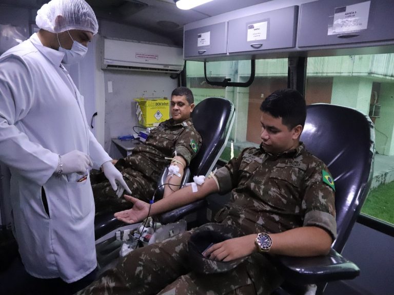4º Centro de Geoinformação realiza campanha de doação de sangue em Manaus
