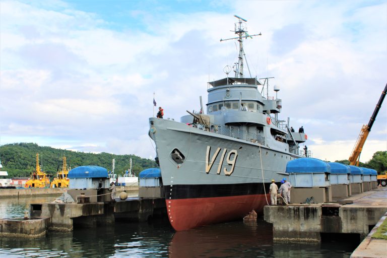 Corveta “Caboclo”: Finalização do Período de Docagem de Rotina na Base Naval de Aratu
