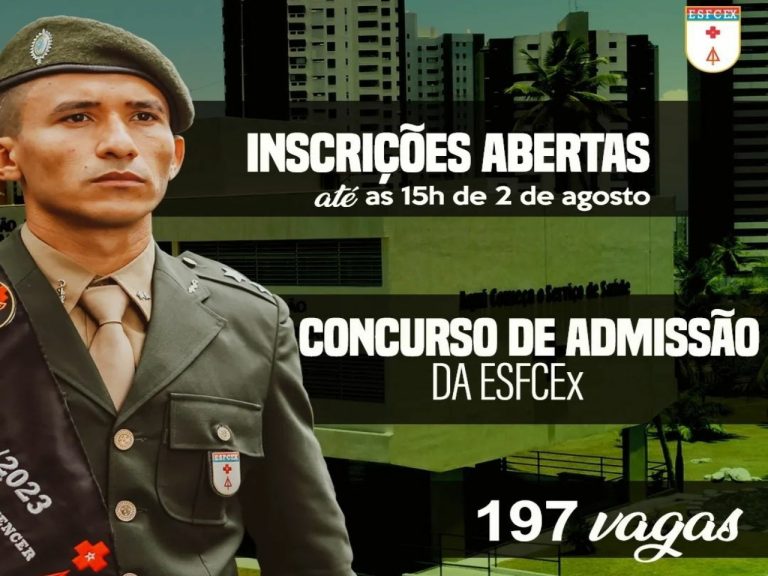 ESFCEx Abre Inscrições para Concurso de Admissão 2023