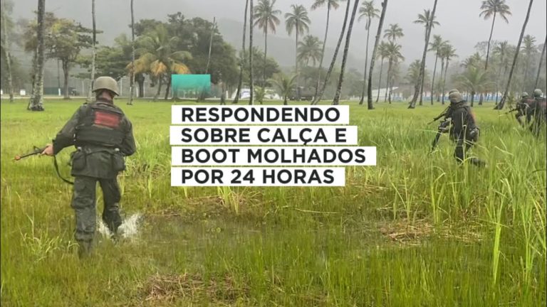 Roupa e pés molhados por 24 horas por dia – Resposta